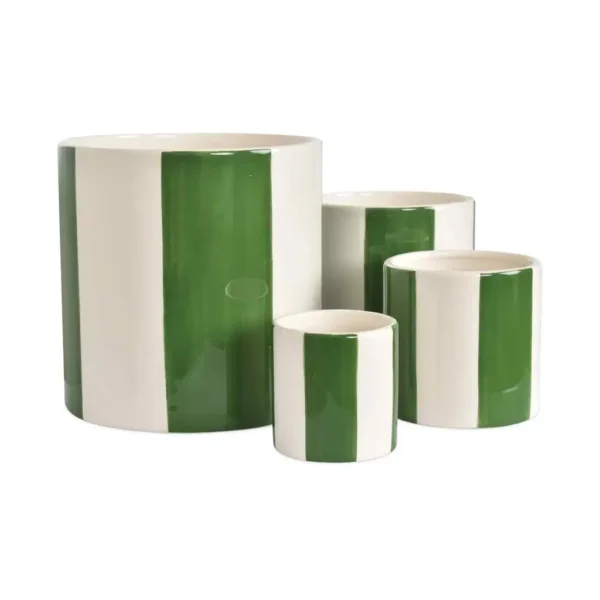 Conjunto de 4 Potes Verdes