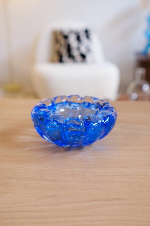 Cachepot murano azul oxford